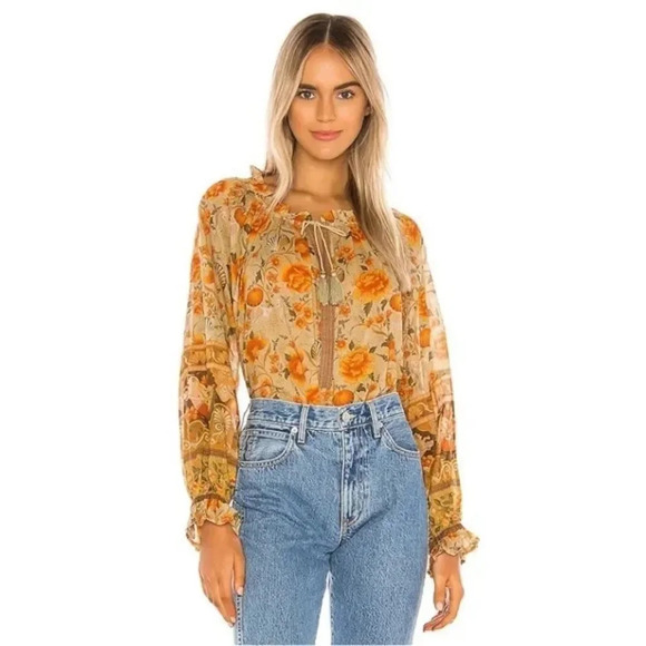SPELL &‎ THE GYPSY Seashell Blouse in Sand - Picture 1 of 11